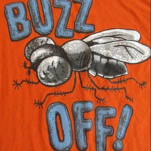 BUZZ OFF Fly TShirt Kids M 7/8